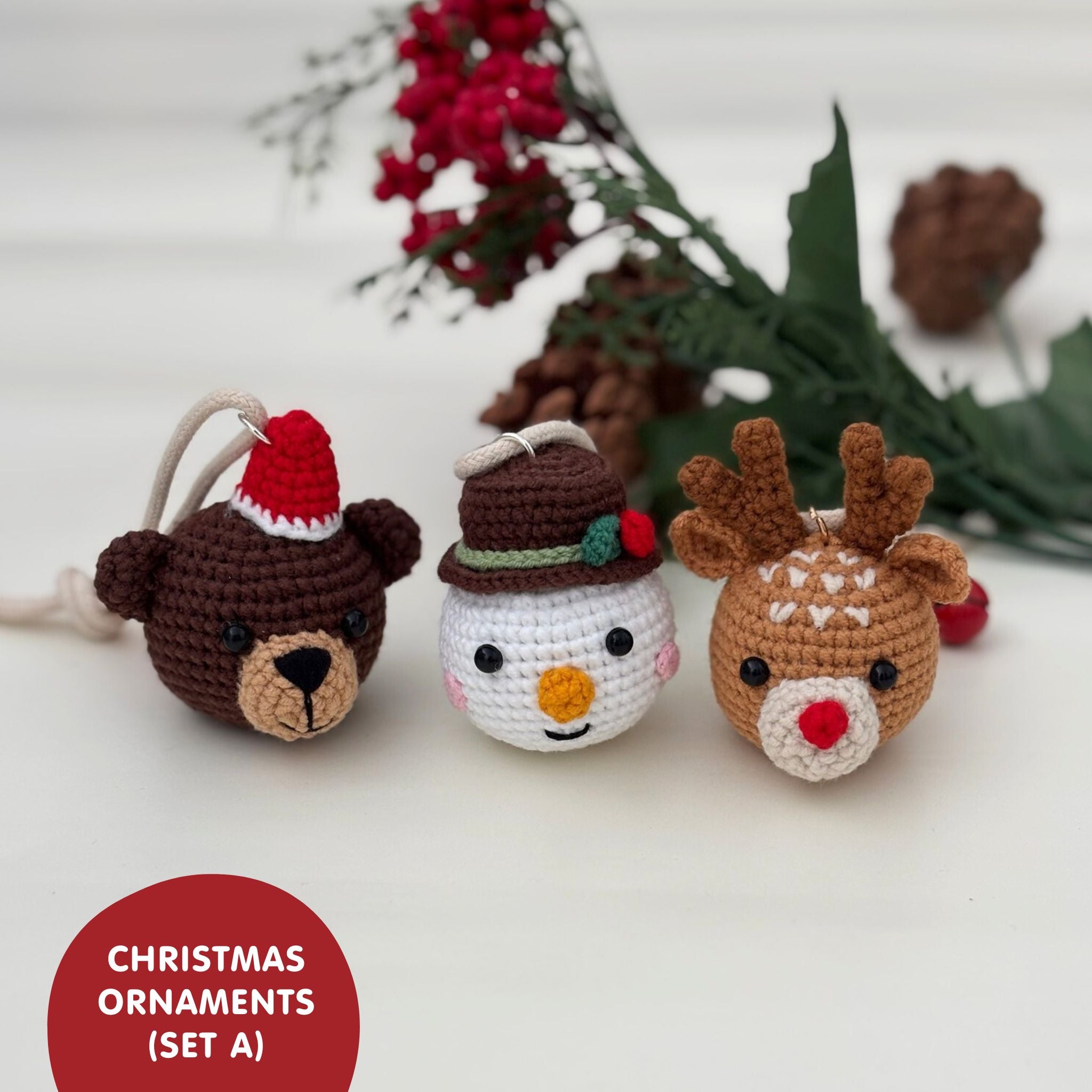 Pre-Order: Christmas Ornaments (3PC SET)