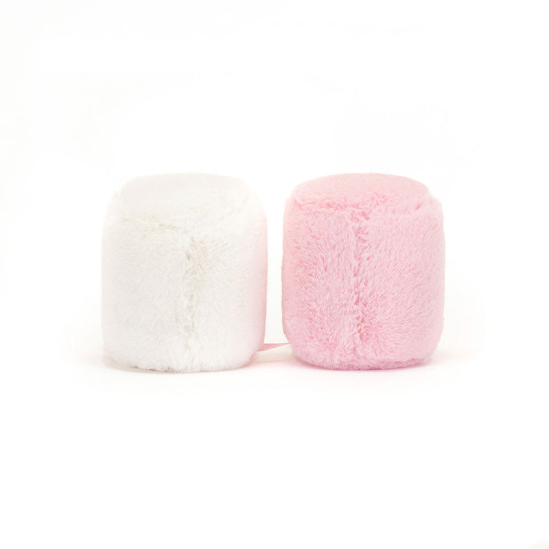 Jellycat Soft Toy:Amuseables Pink And White Marshmallows