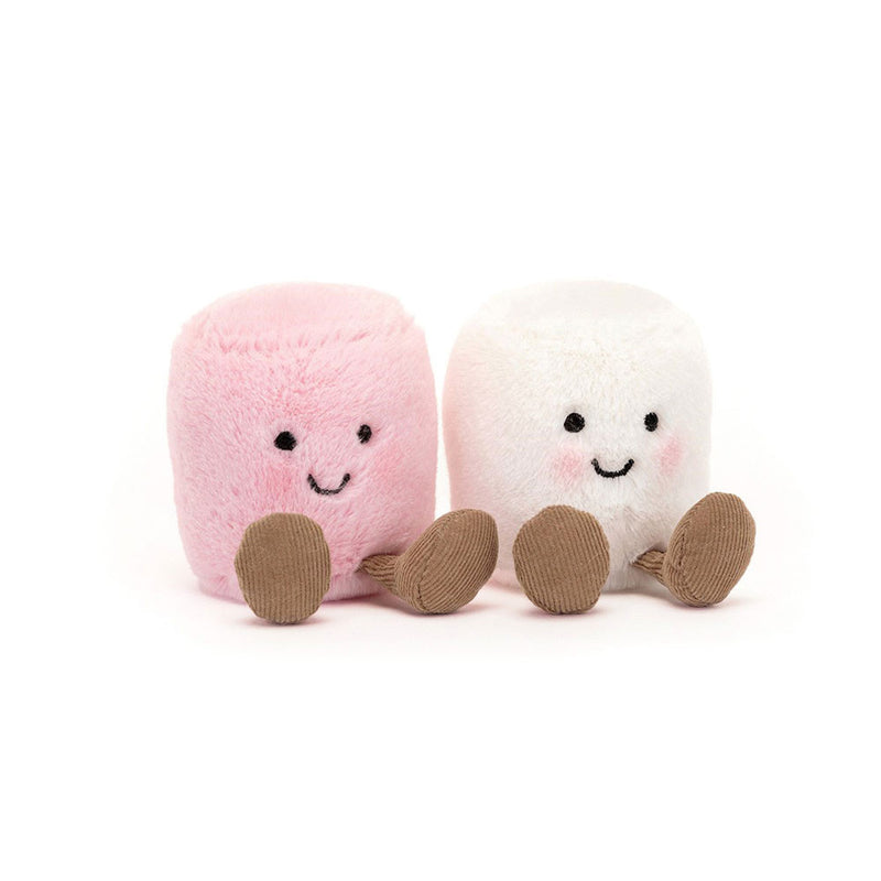 Jellycat Soft Toy:Amuseables Pink And White Marshmallows