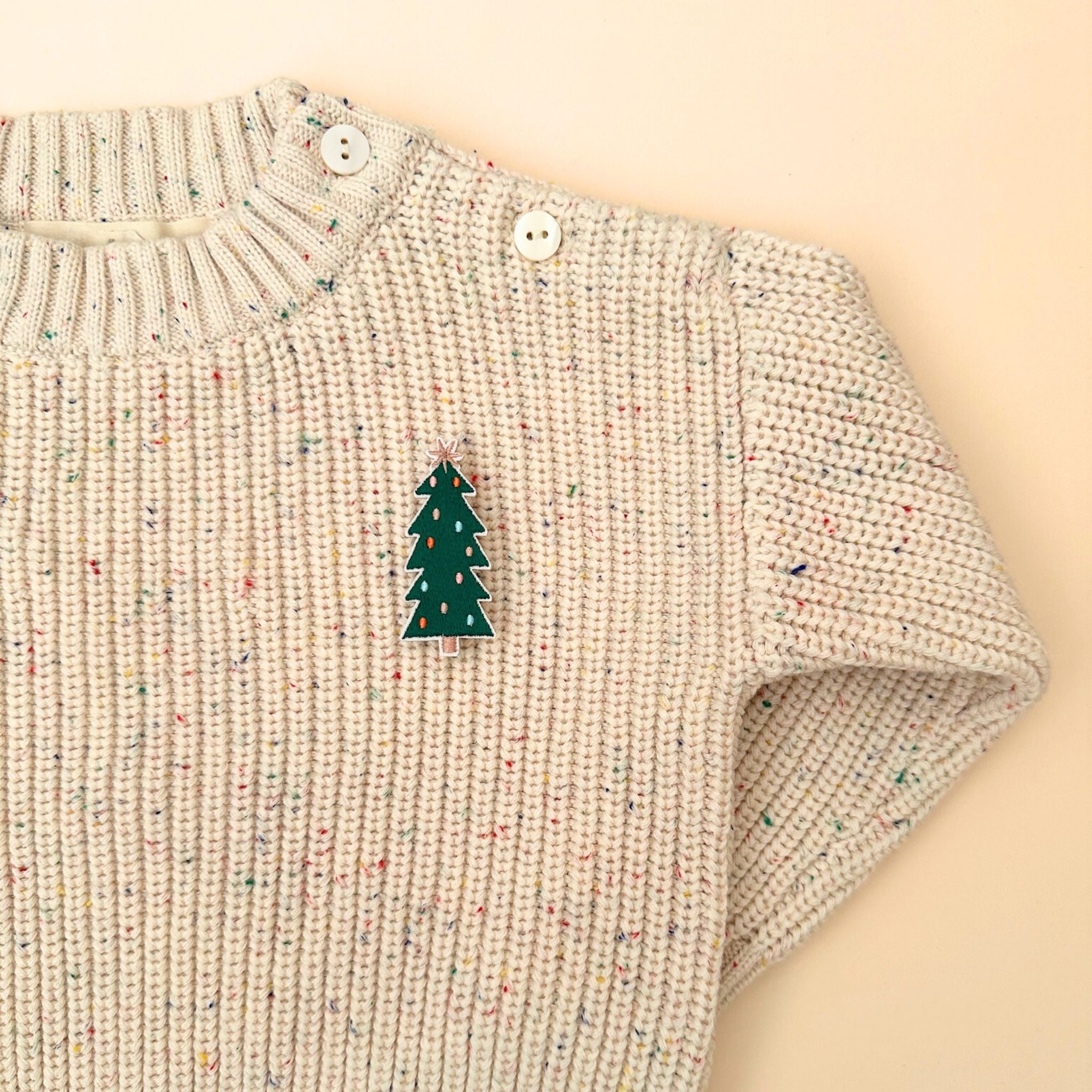 Confetti Sweater for Babies and Kids (Cream)