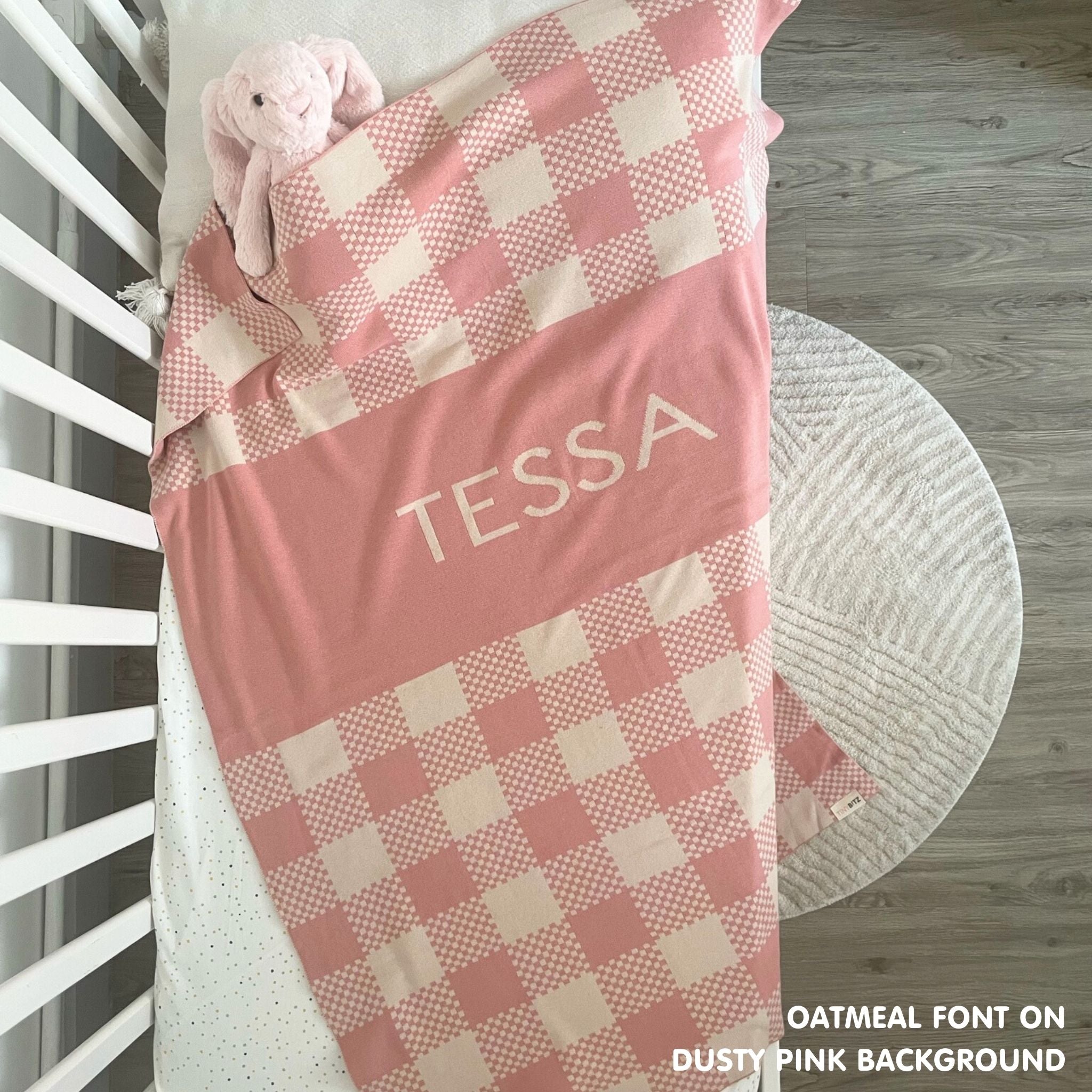 Personalized Blanket for Babies and Kids (The Checks)