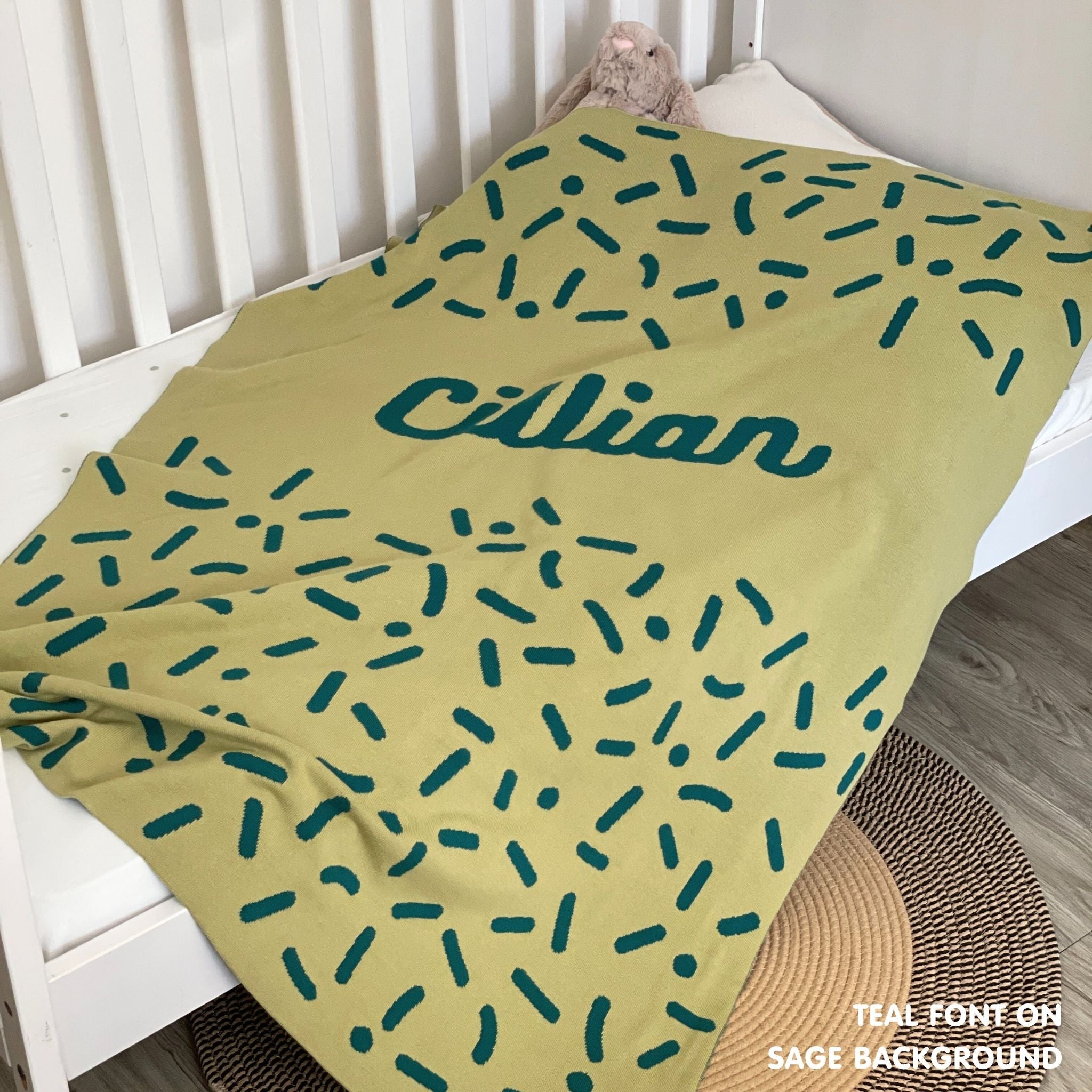 Personalized Blanket for Babies and Kids (The Confetti)