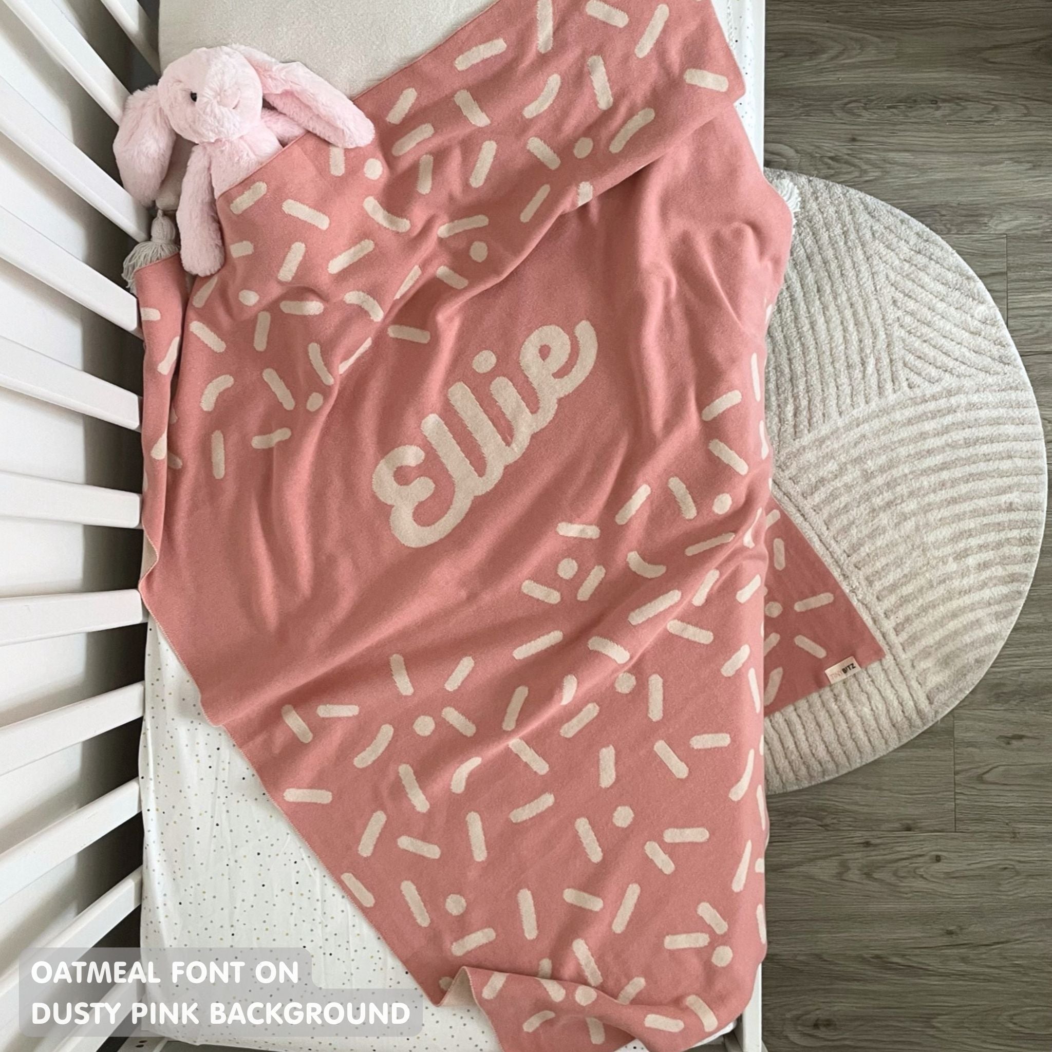 Personalized Blanket for Babies and Kids (The Confetti)