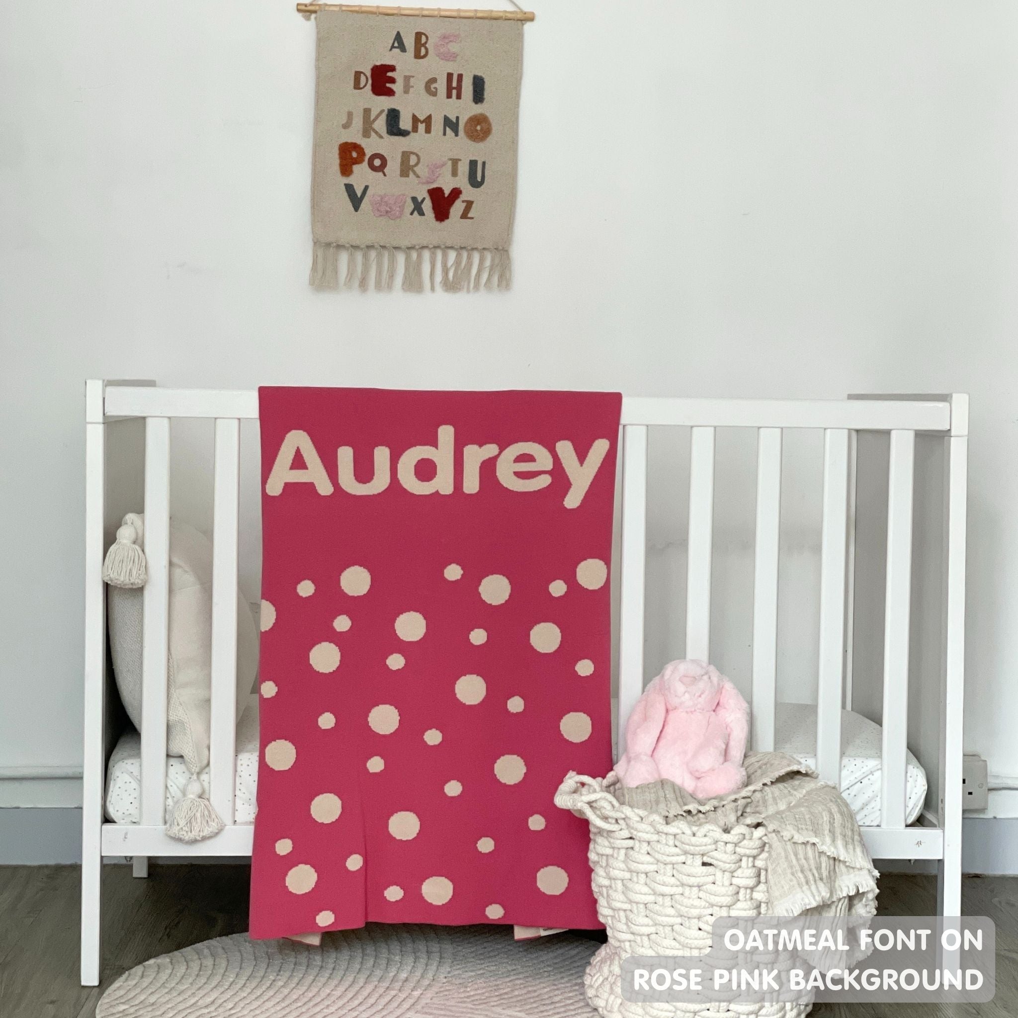 Personalized Blanket for Babies and Kids (The Dots)