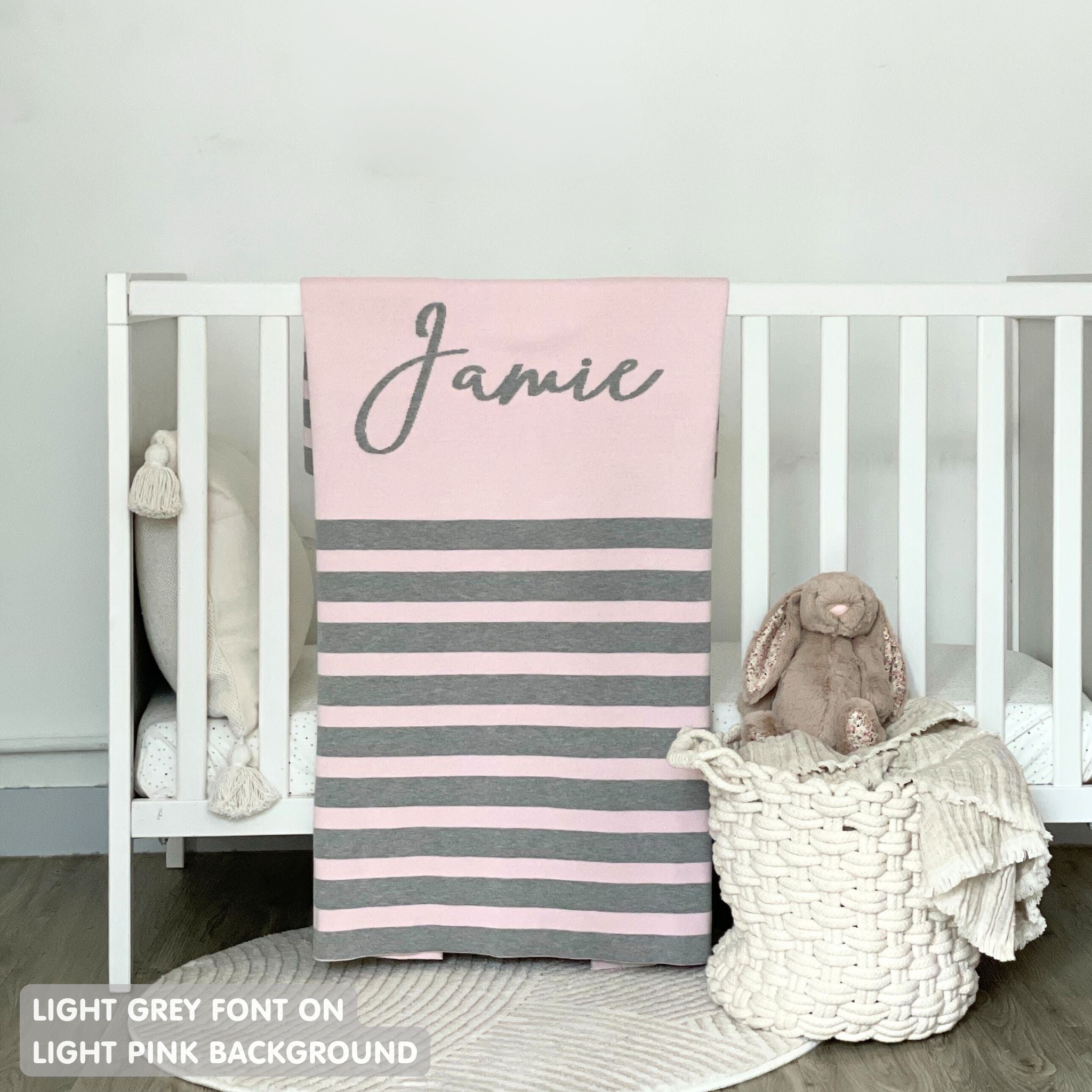 Personalized Blanket for Babies and Kids (The Stripes)