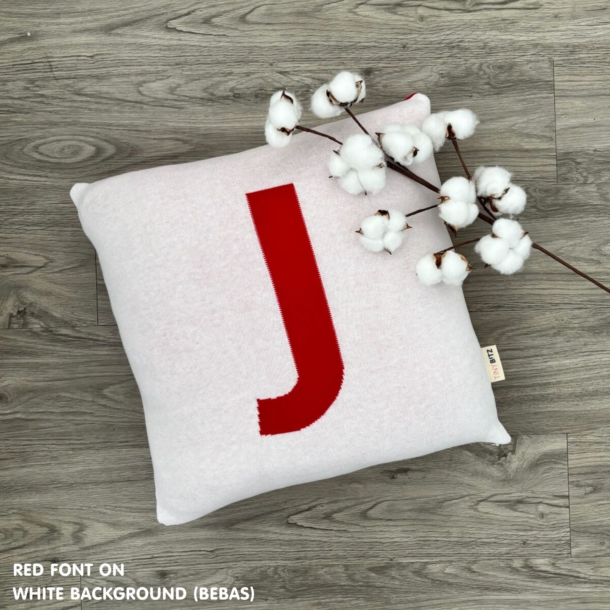 Personalized Square Cushion (Initials)