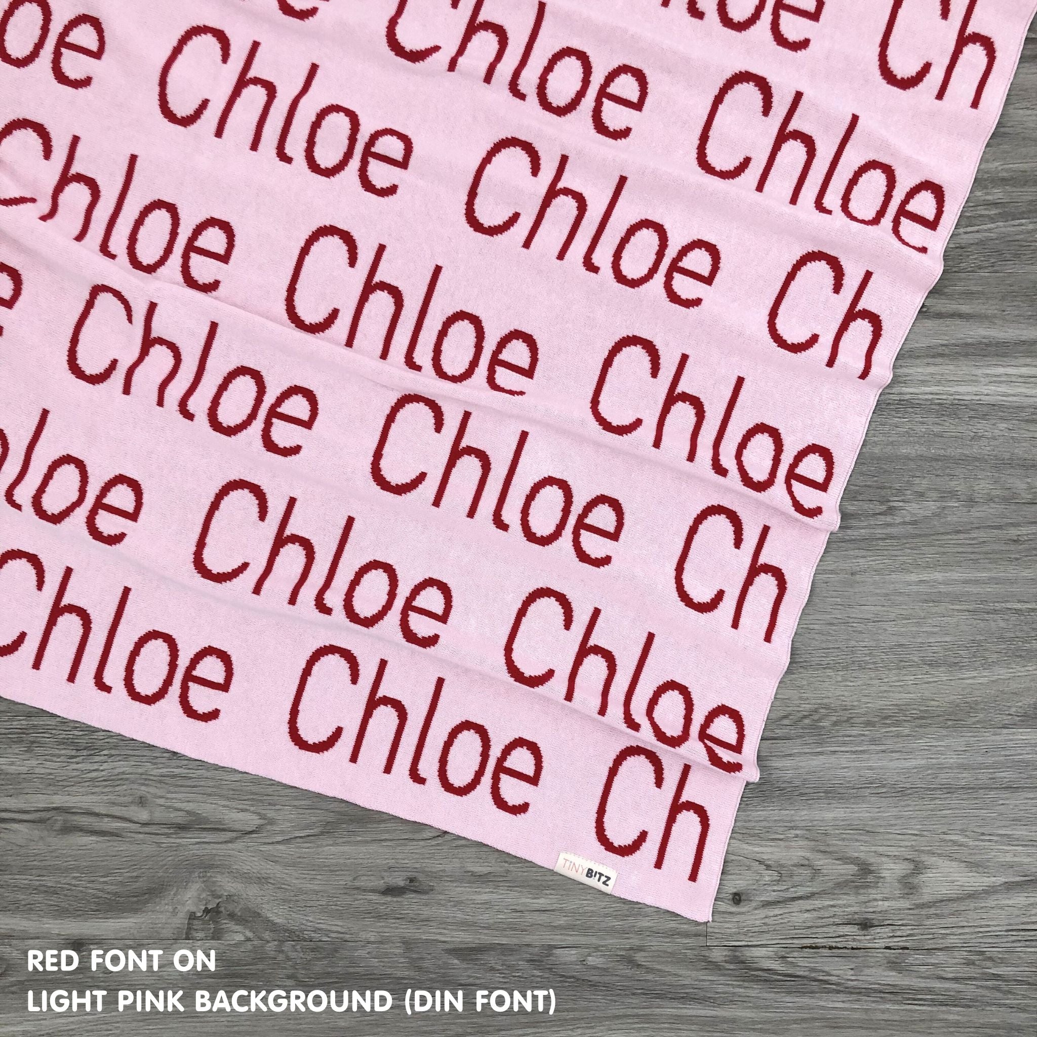 Personalized Blanket for Pets (Light Pink Background)