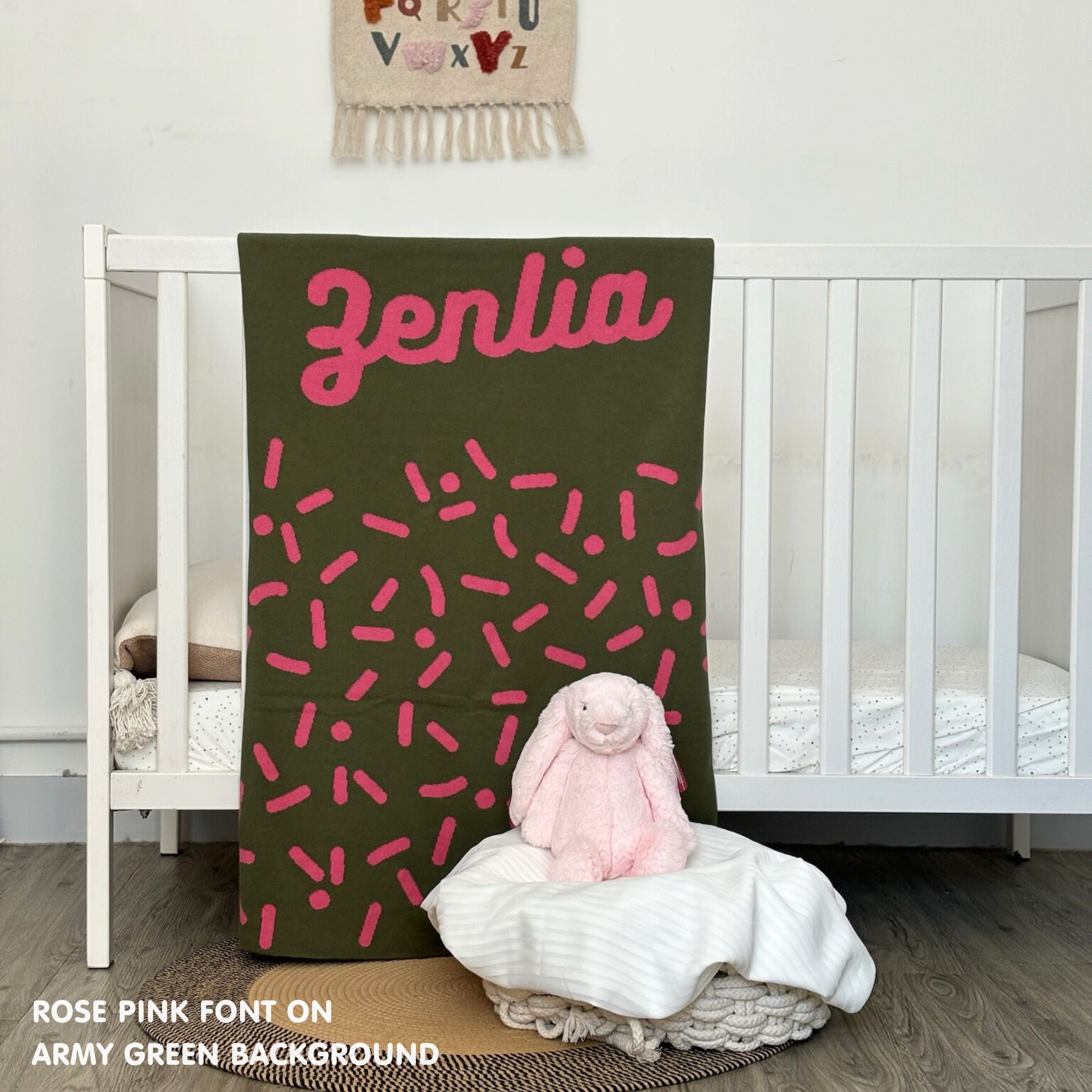 Personalized Blanket for Babies and Kids (The Confetti)