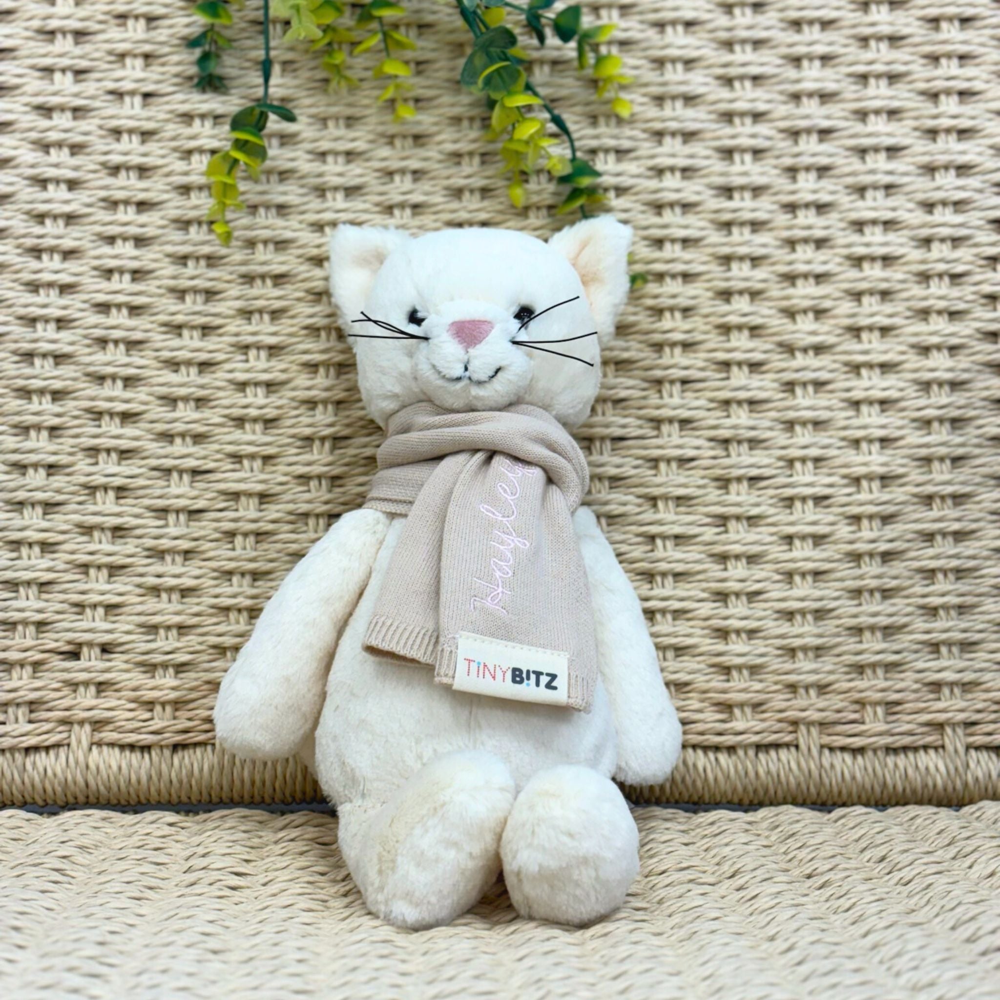 Jellycat Kitten with Personalized Scarf