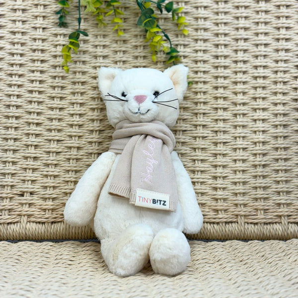 Jellycat Kitten with Personalized Scarf