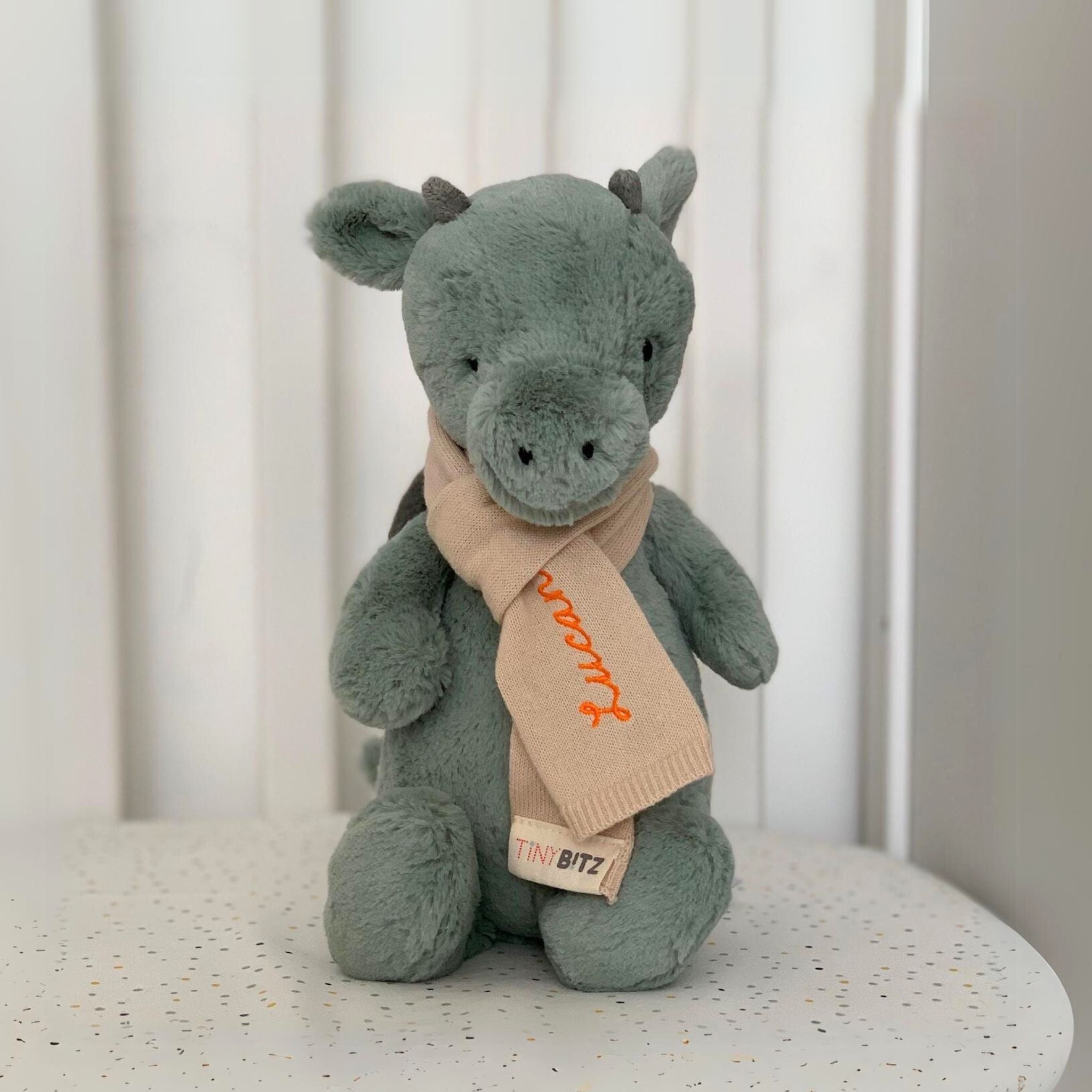 Jellycat Dragon with Personalized Scarf