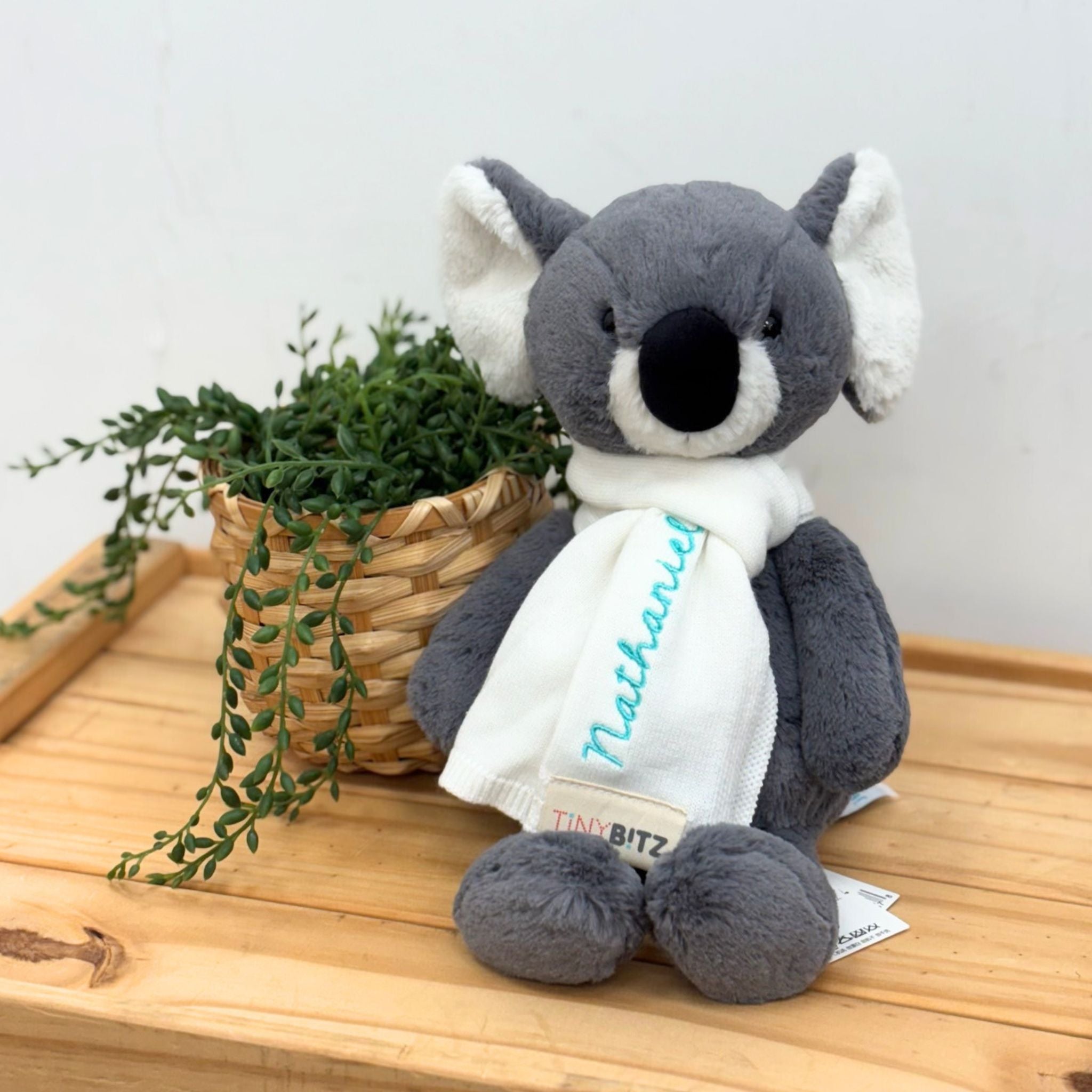 Jellycat Koala with Personalized Scarf