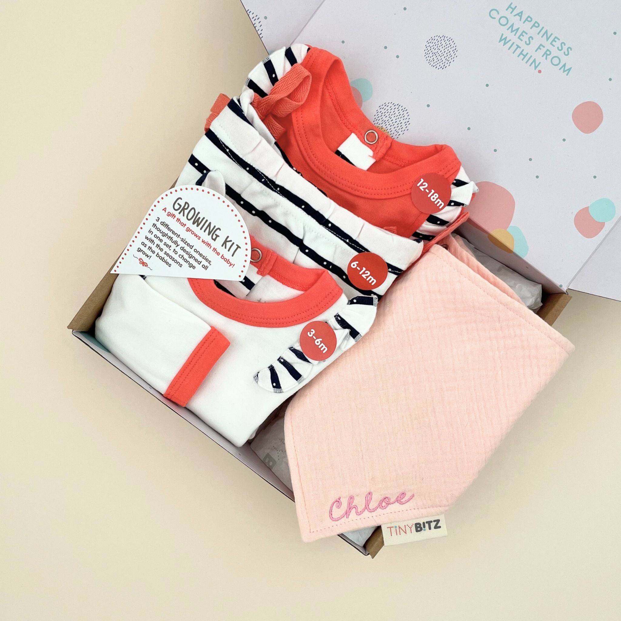 Personalized Growing Gift Set for Baby Girls