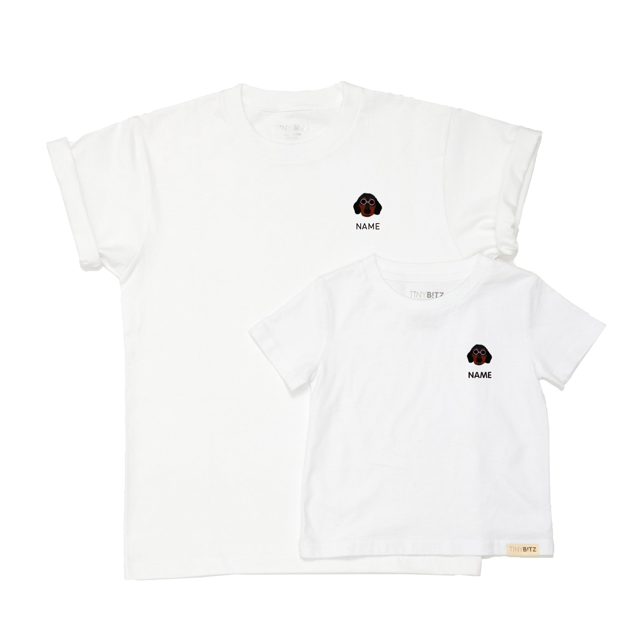 TinyBitz x GG: Personalized Tee (Dachshund)