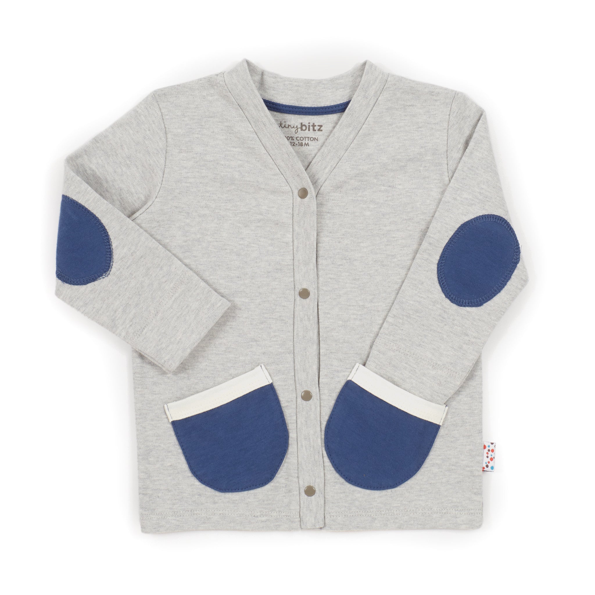 Cardie (Tiny Dots - Grey)