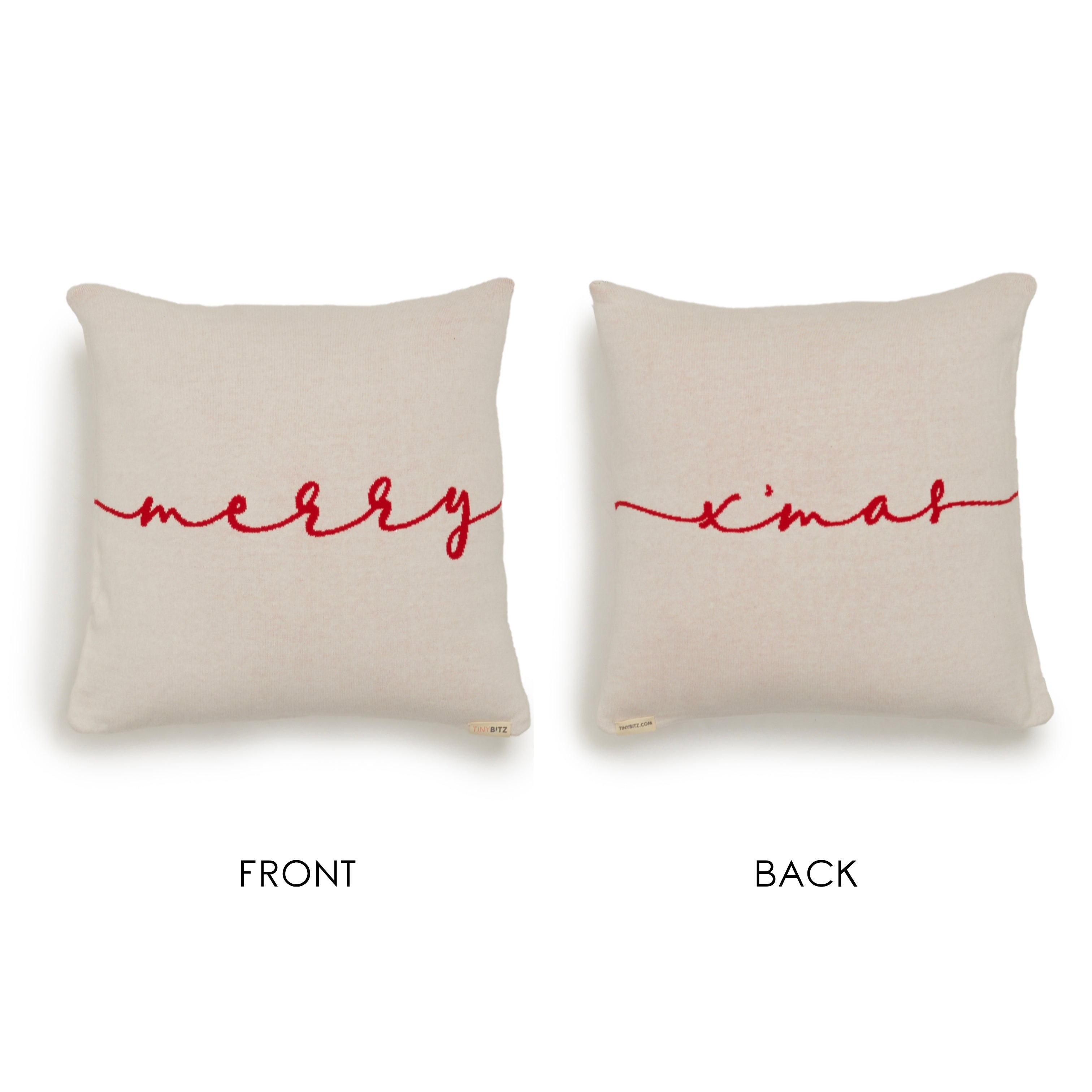 Merry X'mas Cushion Covers (Set of 2)